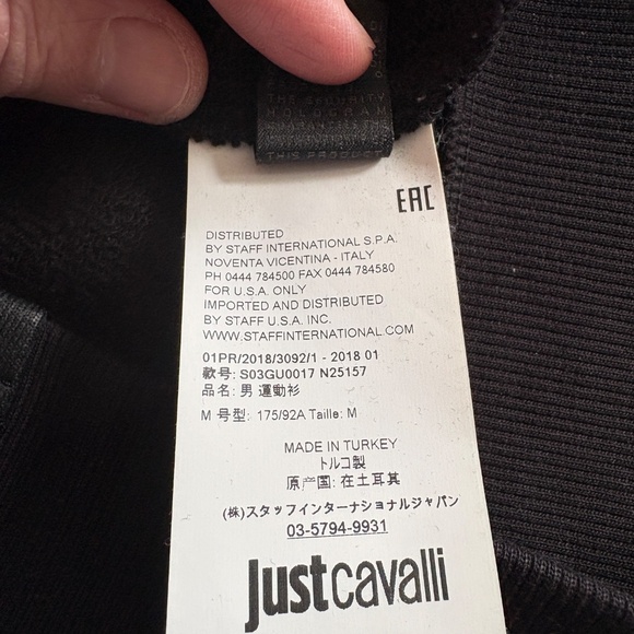 Just Cavalli M Y2K graphic long sleeve t-shirt - Picture 9 of 11